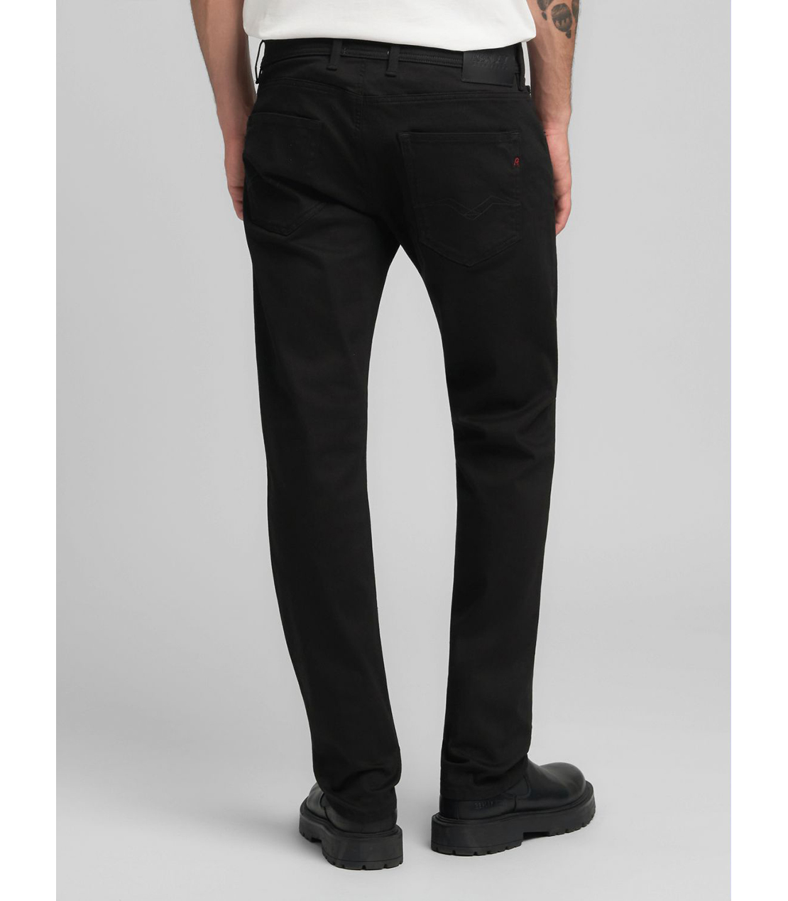 ストレートフィットGROVER 11.5oz Hyper Flex ブラックデニム 詳細画像 ブラック 3